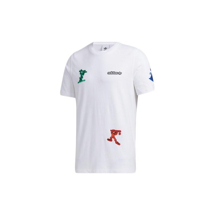 adidas X Disney/ X Disney Гуфи T2 Футболка Мужская Белая GP6478