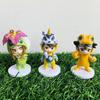 Аниме Digimon Adventure Гарурумон V-Зверь Милый Косплей Фигурка Действия Модель Украшение для Рабочего Стола Детская Игрушка Подарок
