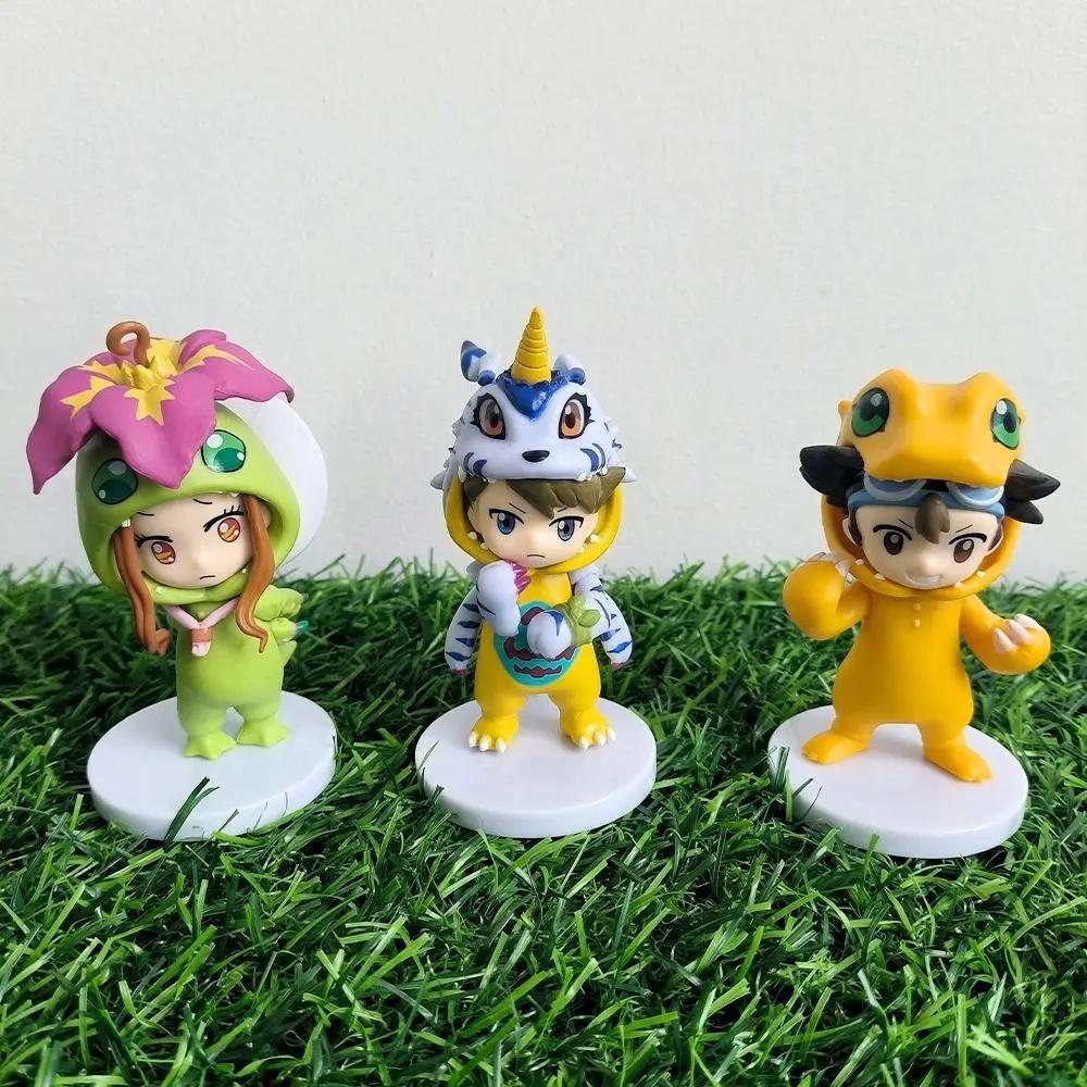 Аниме Digimon Adventure Гарурумон V-Зверь Милый Косплей Фигурка Действия Модель Украшение для Рабочего Стола Детская Игрушка Подарок