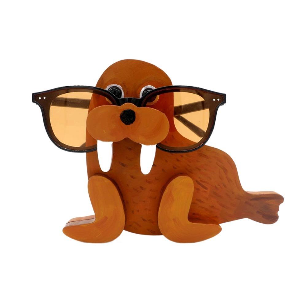 Animal Glasses Display Wooden Display Rack Creative Sunglasses Wooden Stand