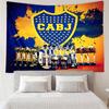 Club Atlético Boca Juniors Tapestry for Bedroom Aesthetic Classroom Tapestries Wall Hanging for Living Room Dorm Office,Ideal Creative Gift