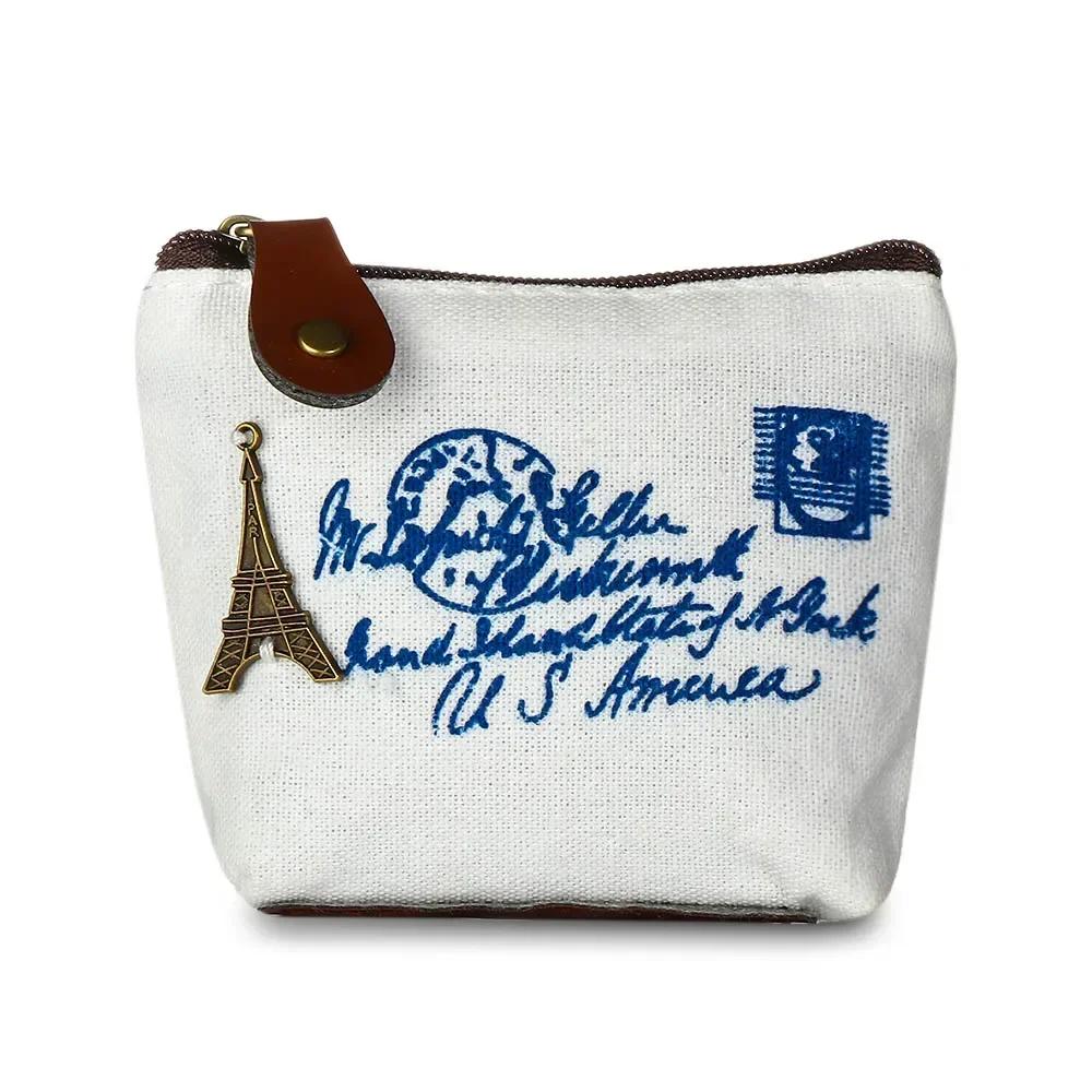 Классический Холст Мини-Кошелек в стиле Ретро, ​​Лидер продаж, Ретро кошелек для монет, сумка для ключей, мини-мешочек для монет, милый клатч, сумки для багажа, аксессуары