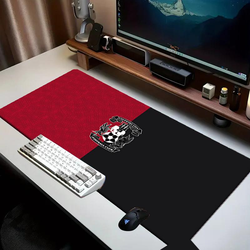 Coventry City Crest Design Mouse pad Office Desk Mat, Gaming Mouse Pad Mousepad, keyboard pad,Heavy-Duty Non-Slip Rubber Backing, Gift