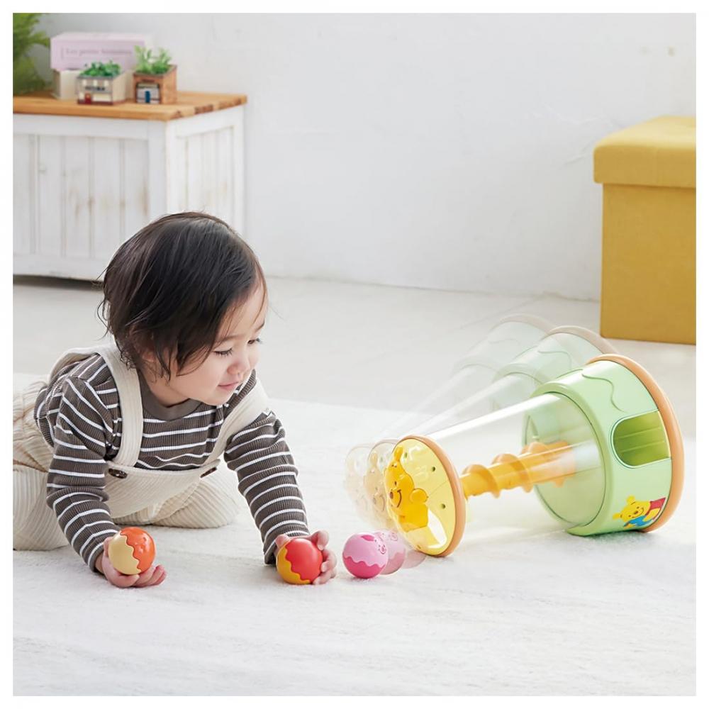 Disney Kurukuru Gororin 2WAY Ball Tower Винни-Пух