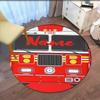 Custom Name Car Printed Round Rug Carpet Chair Rug Area Rug Entryway Doormats,for Office Chair Living Room Bedroom Kitchen Room.