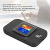 Портативный 4G WiFi с цветным экраном для бизнеса, путешествий и путешествий, скорость загрузки 150 Мбит/с, 3650 мАч, автомобили, путешественники, (черный)