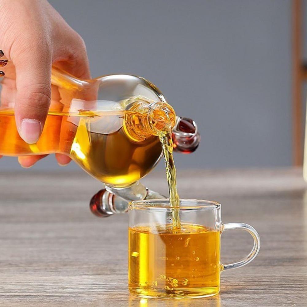 Horse Zodiac Glass Decanter Success at First Try Symbolic Design Hand-Blown Artistic Liquor Dispenser Home Decor Creative Gift