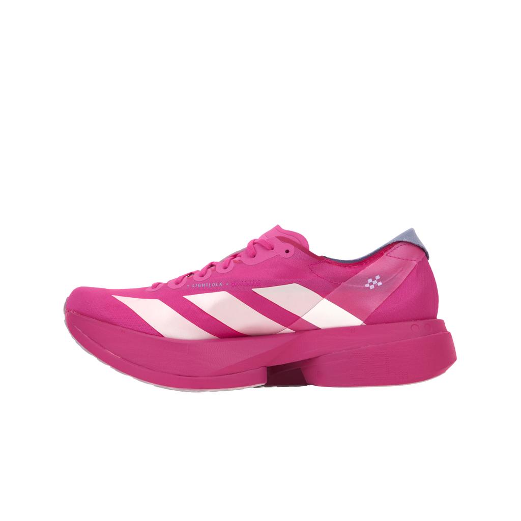 adidas Adizero Adios Pro 4 M Ярко-розовые мужские кроссовки Металлик-зеленый Аврора-Слива JR1269