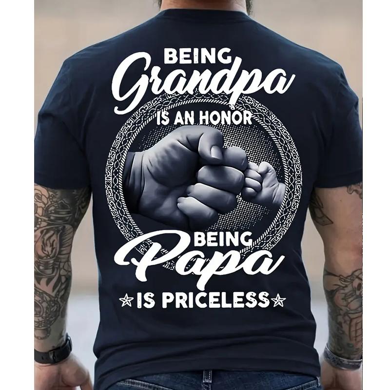 New Summer Men's Fashion T-shirt Personality Monogram Printed Men's T-shirt Top