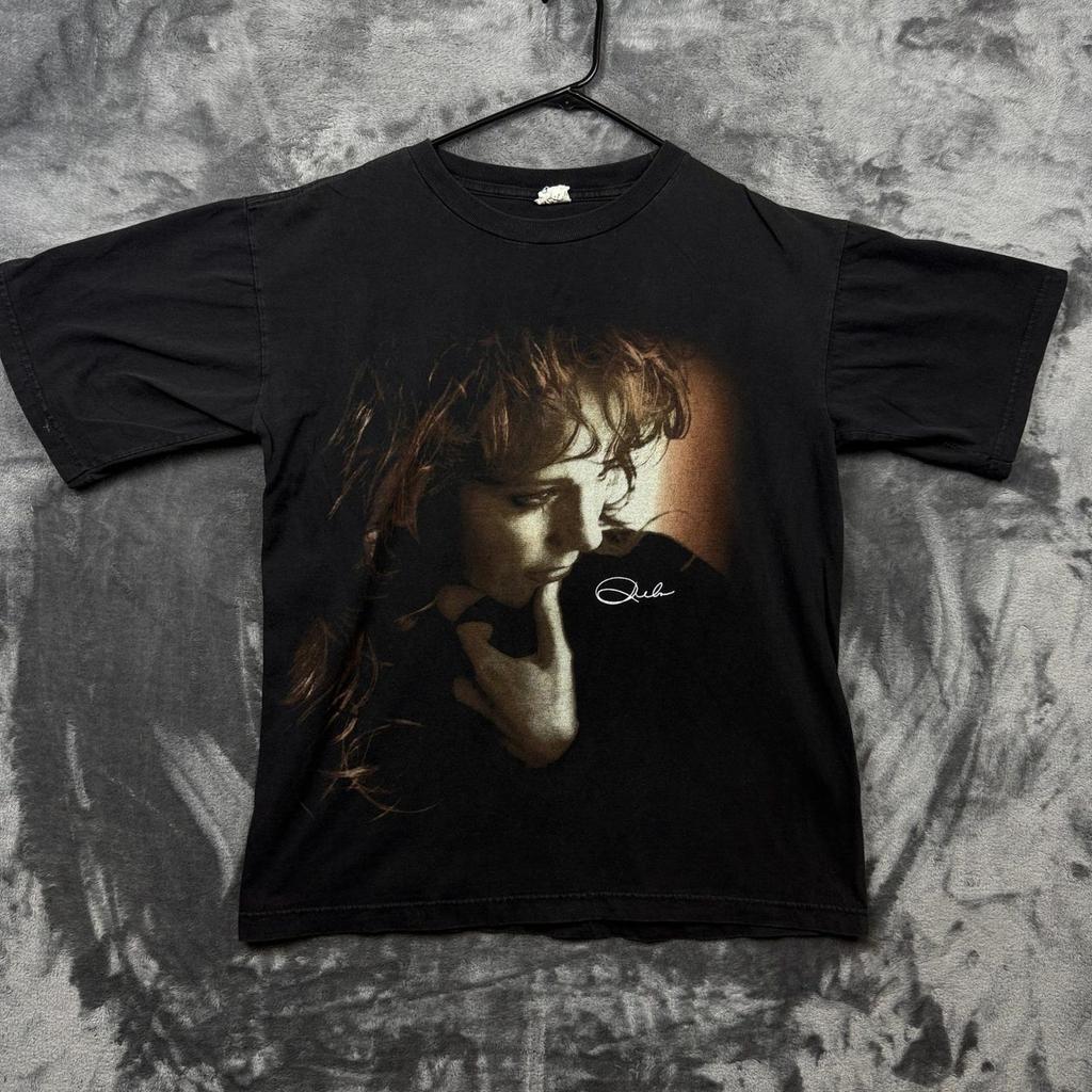 Tour Champ Reba McEntire T-Shirt Unisex Large Black Vintage 90s Country Music