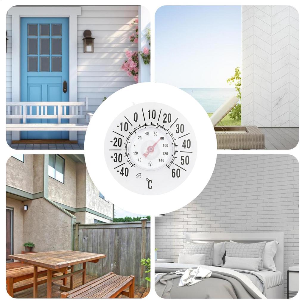 Термометр для дома с присоской Точный Водонепроницаемый Уличный измеритель температуры Комнатный термометр для дома, общежития, внутри окна, комнаты