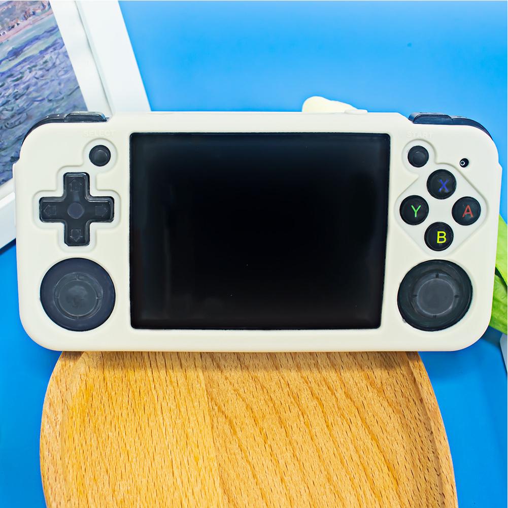 Для ANBERNIC RG35XX H силиконовый защитный чехол ударопрочный водонепроницаемый потостойкий портативный органайзер сумка чехол для игровой консоли