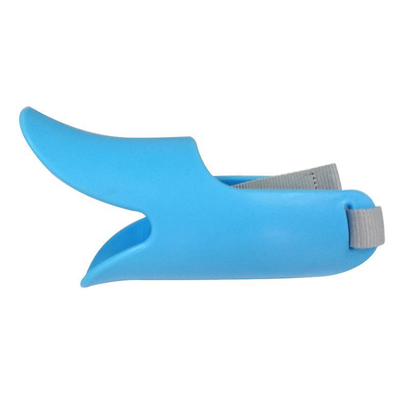 Soft Silicone Anti Bite Duck Bill Dog Muzzle Adjustable Strap Stop Barking for Puppy Small Dogs Outdoor Walking Supplies