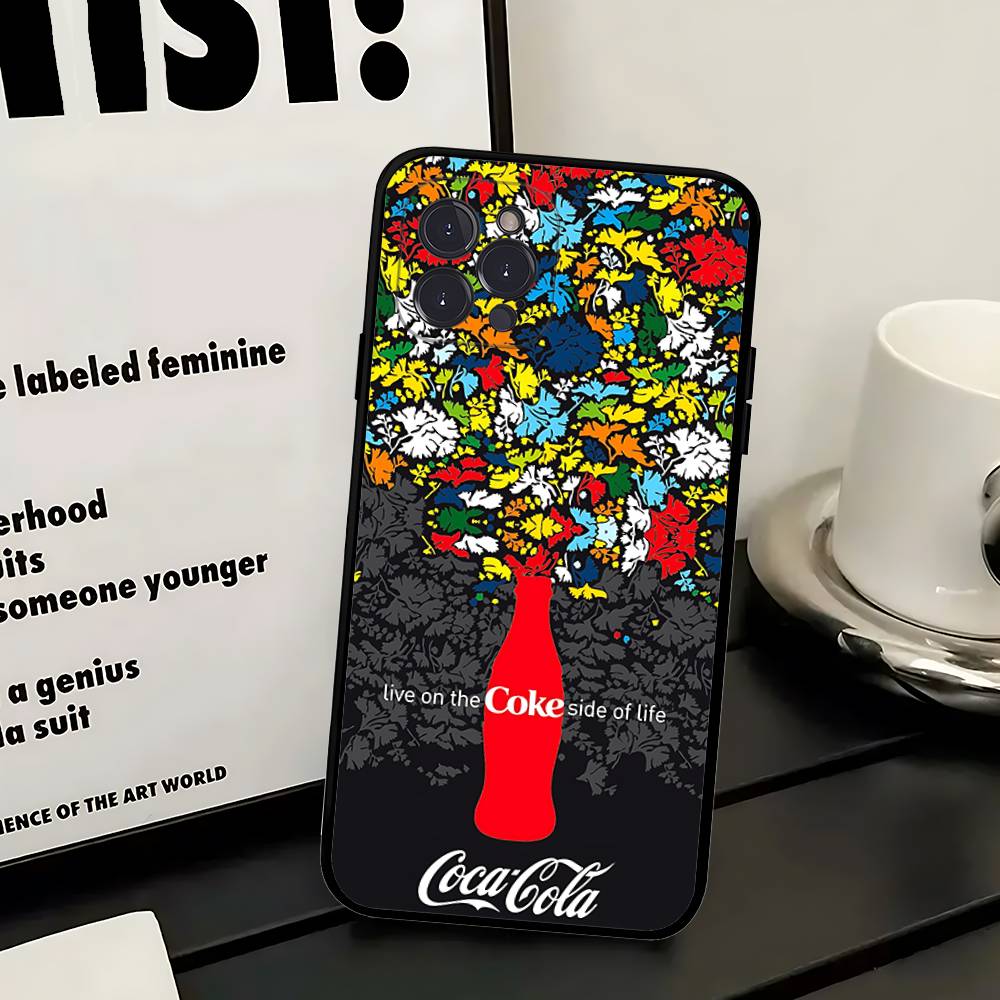 Coca-cola Винтаж Для iPhone 17 16 15 14 11 12 13 Pro Max Plus Чехол Милый Арт Чехол для Телефона