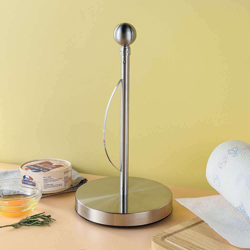 Вертикальный держатель для бумажных полотенец из нержавеющей стали для кухни, столовой, держатель для рулонов, для дома, столешницы