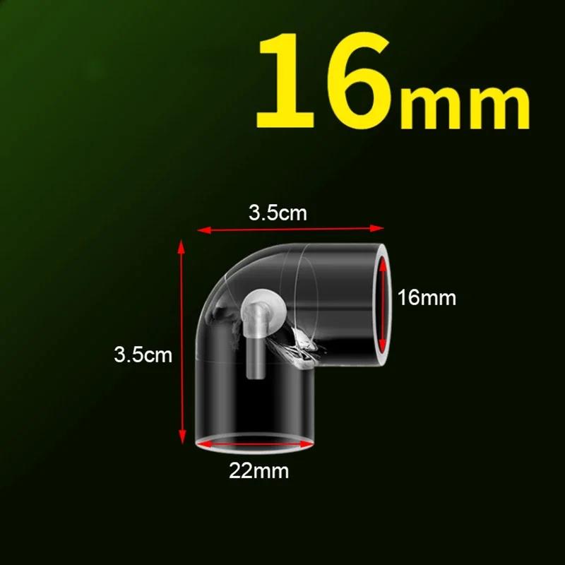 Aquarium Non-return Elbow Connector Aquarium Fish Tank Air Pump Control Valve Air Pipe Tube Accessories for Bottom Filter