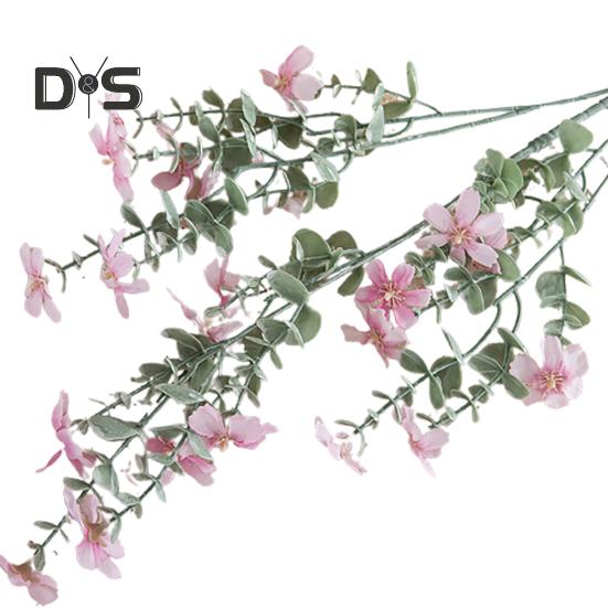 Искусственная шелковая ткань, имитация цветка, легкий уход, креативная мини-искусственная орхидея, зеленое растение