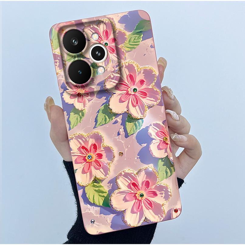 Чехлы Для Realme 15 Pro 5G Модный Минимализм Цветочный Чехол Для Телефона Ударопрочная Защита Мягкий Чехол Для Realme 15 15Pro 5G