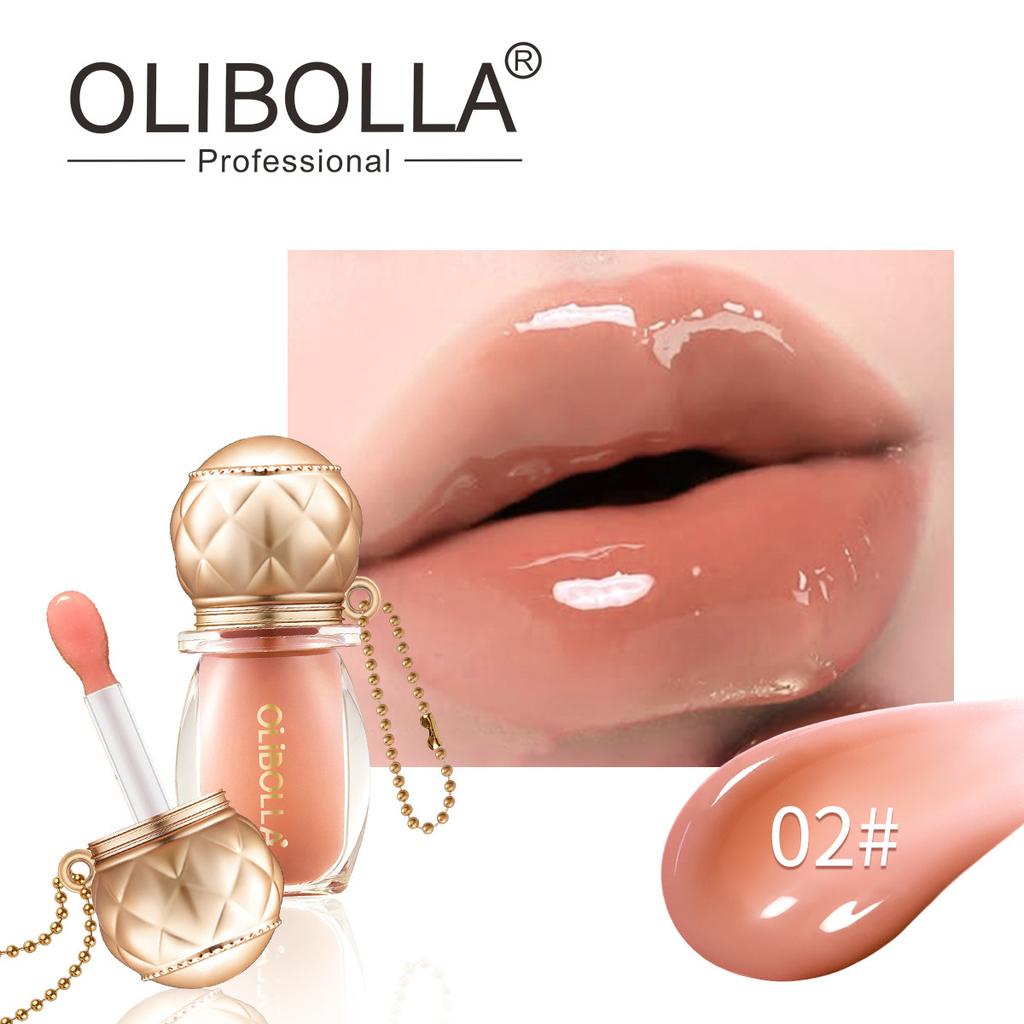 Royal Style Round Lip Glaze Hydrating Plumping 6 Shades Glossy