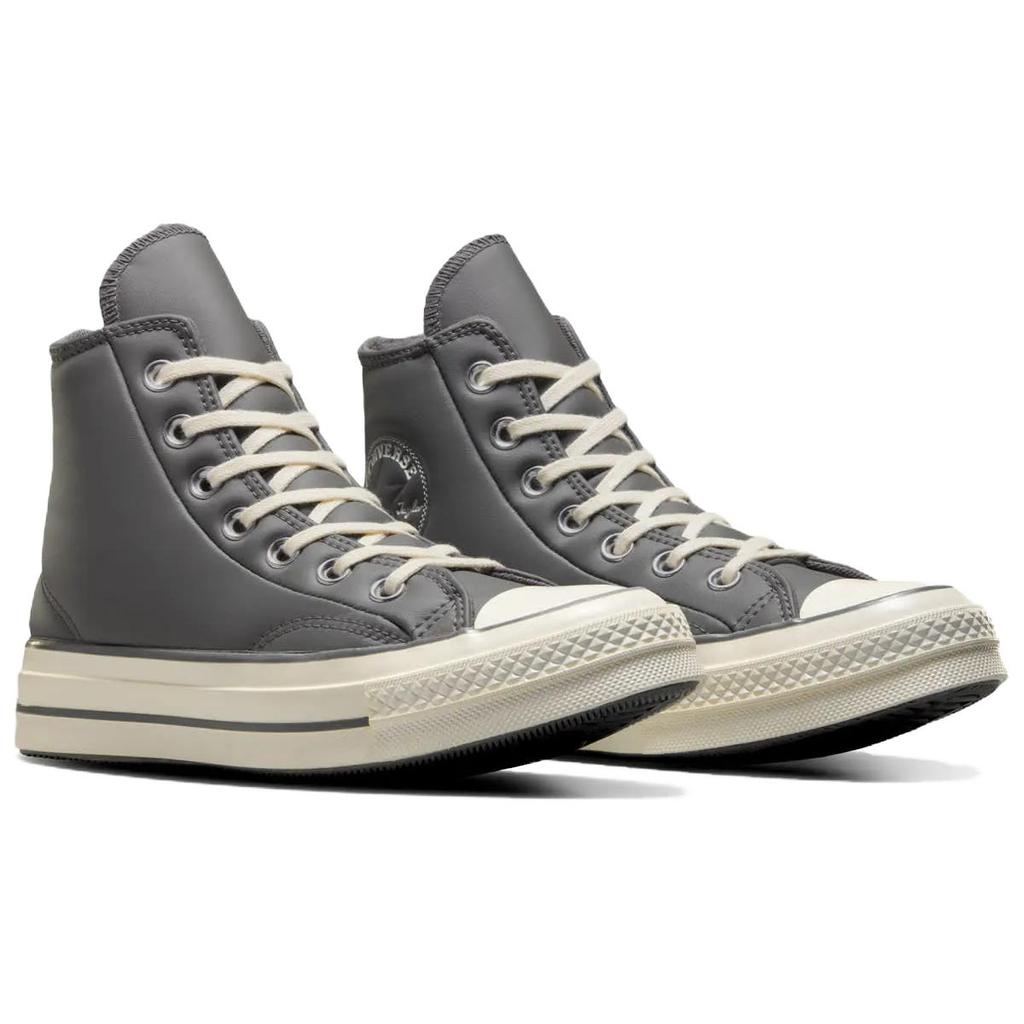 Converse Chuck 70 Puffed Up Comfortable Versatile Non-Slip Durable High-Top Skate Shoes Unisex Sneakers Dark-Gray A09349C