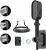 Shower Head with Hose 1.5m Black 3 Modes Filter Handle
