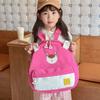 Children Bear Little Backpack Zipper Design Adjustable Shoulder Straps Schoolbag