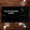 Индивидуальный коврик для игры в TCG 24"X14" Персонализированный игровой коврик Индивидуальные коврики для настольных игр с зонами MTG Настольные аксессуары Карточные игры