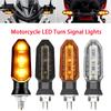 Светодиодные поворотники для мотоцикла 8 мм Мини мигающий свет для Honda CBR500R CBR650F CB500X CRF250L MSX125 12 В Мотоциклетный указатель