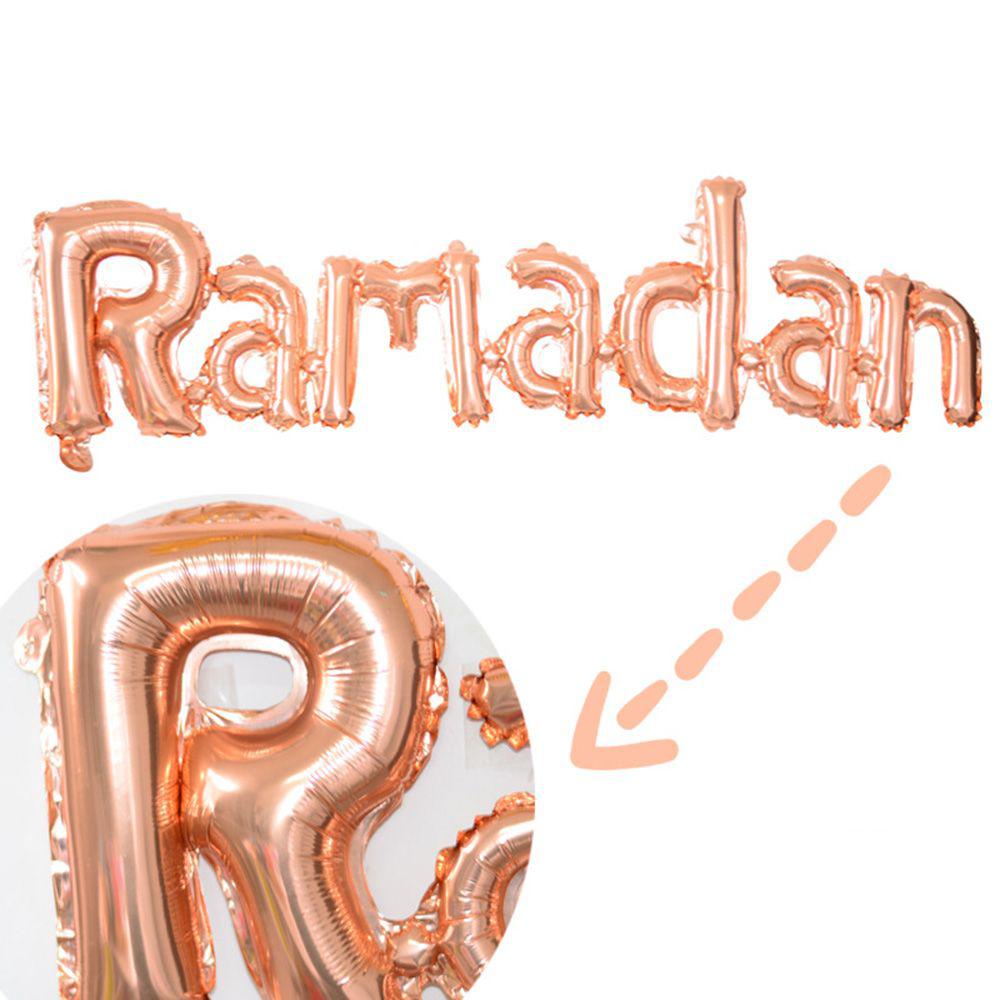 Ramadan Kareem Party Decoration Eid Mubarak Balloons Moubarak Decor Foil Balloon Eid Decorations