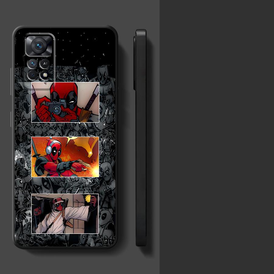 Крутой чехол Marvel Deadpool для Xiaomi Redmi Note 11s 12s 12 Pro 13 Pro Plus 9 14 10 11 10S 9S 7 8 Чехол для телефона Funda