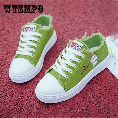 Женская весенне-летняя парусиновая обувь, повседневная обувь для студенток, туфли на плоской подошве, дышащая белая обувь