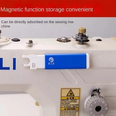 Магнитный автоматический нитевдеватель, вставитель иглы, устройство для быстрой петли для швейных машин с плоской платформой, швейные принадлежности