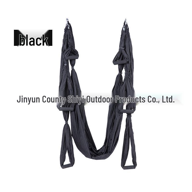 Гамак для воздушной йоги с 6 ручками - Неэластичный нейлон для студийной инверсионной фитнес-тренировки
