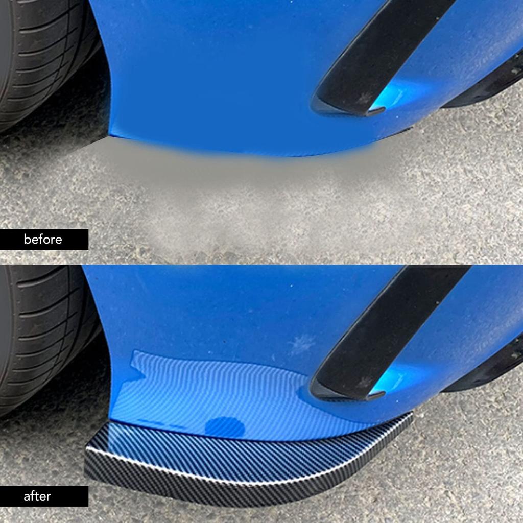 KIMISS Rear Bumper ABS Left and Right Car Bumper Easy Design Splitter, Plastic, Set, Diffuser, Installation, Spoiler-Like
