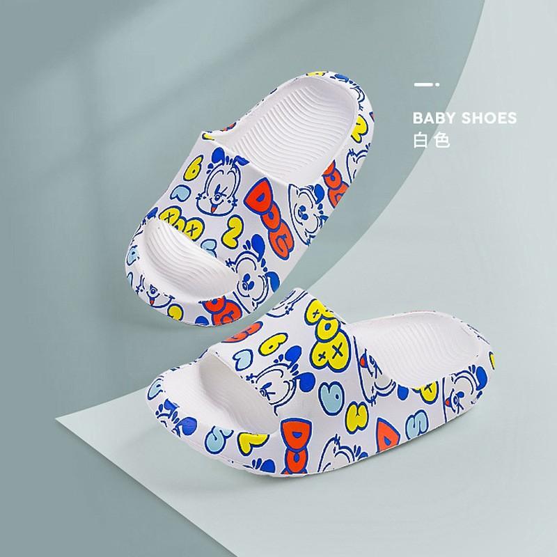 Новые детские тапочки с мягкой подошвой, летние детские домашние тапочки с героями мультфильмов