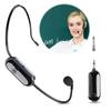 2 in 1 Wireless Microphone Headset Long Range Mic System Headset Mic Voice Amplifier for Teaching Stage Performers Fitness Guide