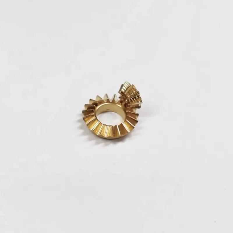 1set 0.5M 9T 19T 90-Degree Reduction Drive DIY Micro Model Car Precision Brass Bevel Gear