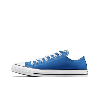 Chuck Taylor All Star Модные Удобные Низкие Кеды из Канваса Унисекс Синие 135514C