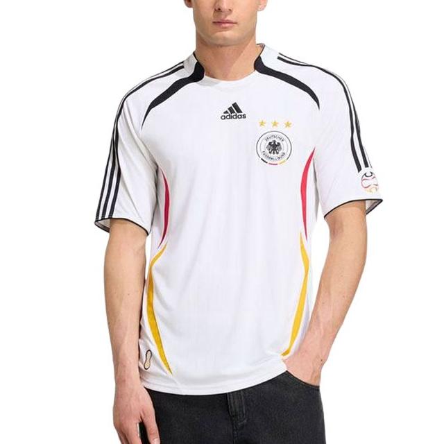 adidas Футболки Мужские Белые С Круглым Вырезом KD3998