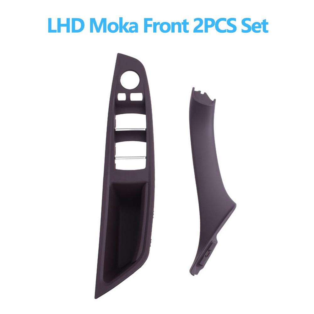 Left Hand Driver Interior Door Window Switch Panel Pull Handle Set For BMW F10 F11 F18 520 523 525 528