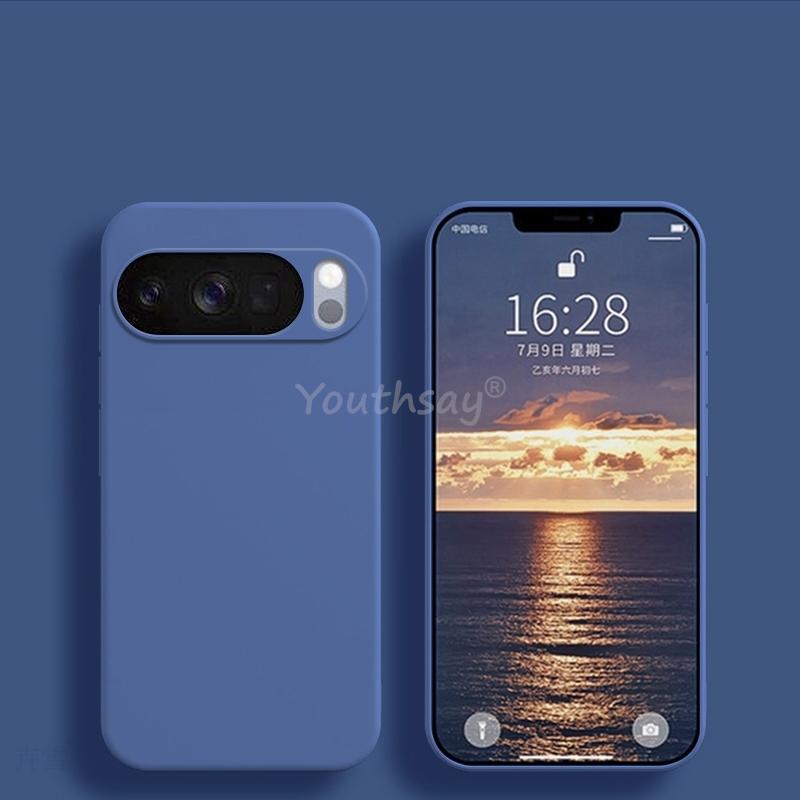 Чехол для Google Pixel 10 Жидкий силикон Однотонный Противоударный Чехол Pixel 10 Pro Чехол-защита из ТПУ Чехол для Google Pixel 10 Pro XL