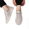 Comfortable men's single shoes lace up lightweight men's dad flat shoes 2025 spring/summer new sports shoes mesh casual