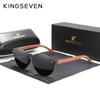 Natural Wooden Sunglasses KINGSEVEN Bubinga Men's Polarized Glasses Wooden Fashion Sun Glasses Original Accessories