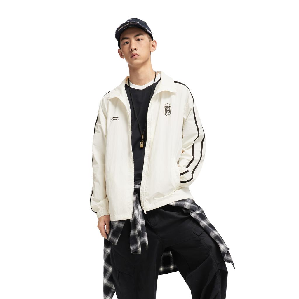 Тренч мужской Li Ning Sports Life Collection Цвет: Слоновая кость AFDV433-2