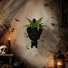 Gothic Style Bat Hanging Planter 3D Printed Hanging Succulent Planter  Halloween Decoration