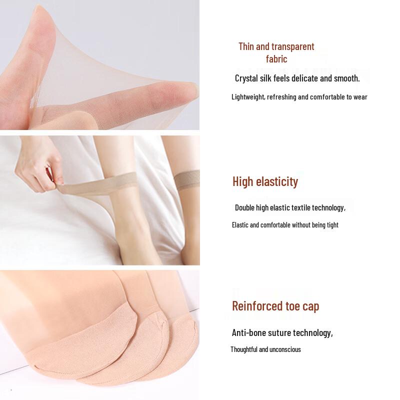 LangSha Women's Anti-Snag Thin Ankle Socks