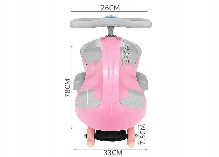 Gravity ride-on toy for children, vehicle, car, children's gift, pink