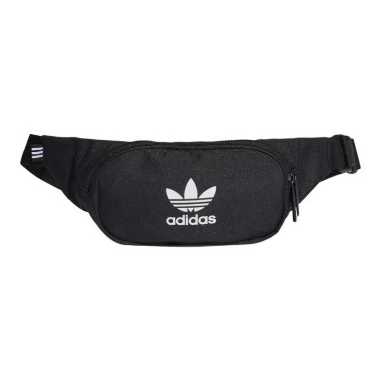 adidas Originals Классическая Большая Логотип Базовый Полиэстер Сумка через плечо Нагрудная Поясная Сумка Унисекс сумки Черный DV2400