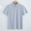 180 г хлопка Cover Wire Polo Shirt Solid Color Футболка с короткими рукавами Top Летняя тонкая рубашка воротник мужская Polo Shirt