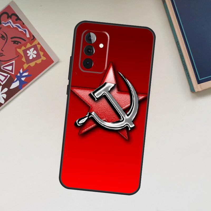 USSR Flag Soviet Union Case For Samsung Galaxy A13 A53 A33 A23 A06 A56 A16 A36 A55 A35 A17 A54 A34 A14 A52 A32 A15